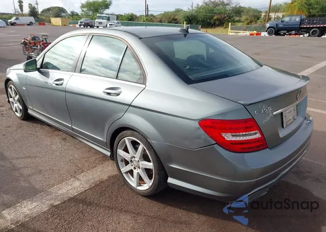 2012 Mercedes-Benz C 350 Sport from USA, damaged, VIN WDDGF5HB2CA627481